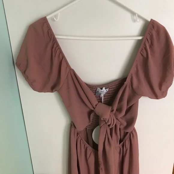 NWT Princess Polly Egan Playsuit Romper Smocked Cut Out Size US 4/S - Picture 4 of 12